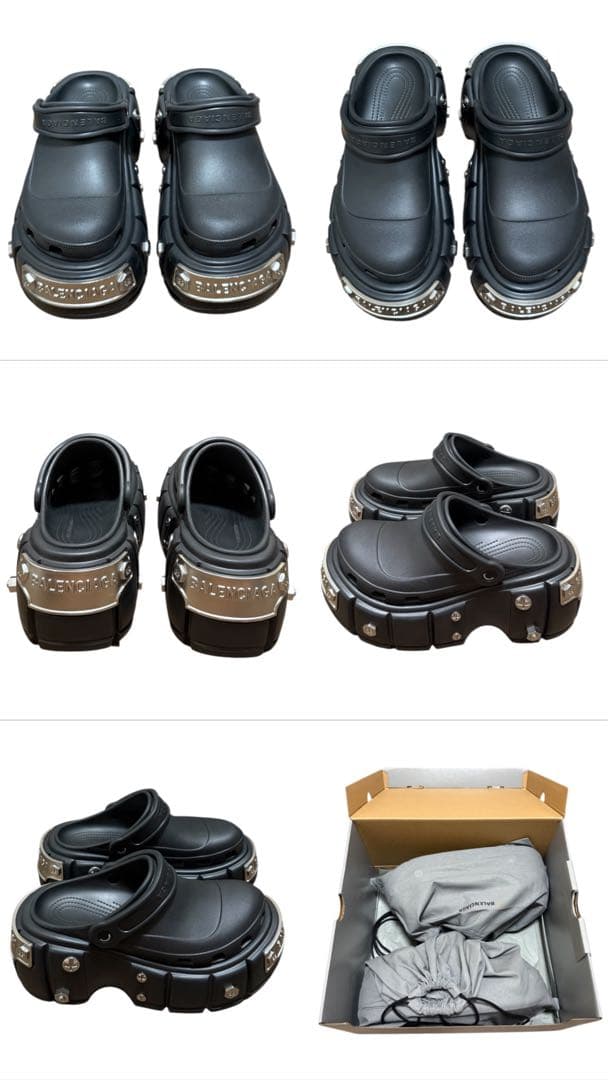 正規品 Balenciaga Hardcrocs ハードクロックス 40