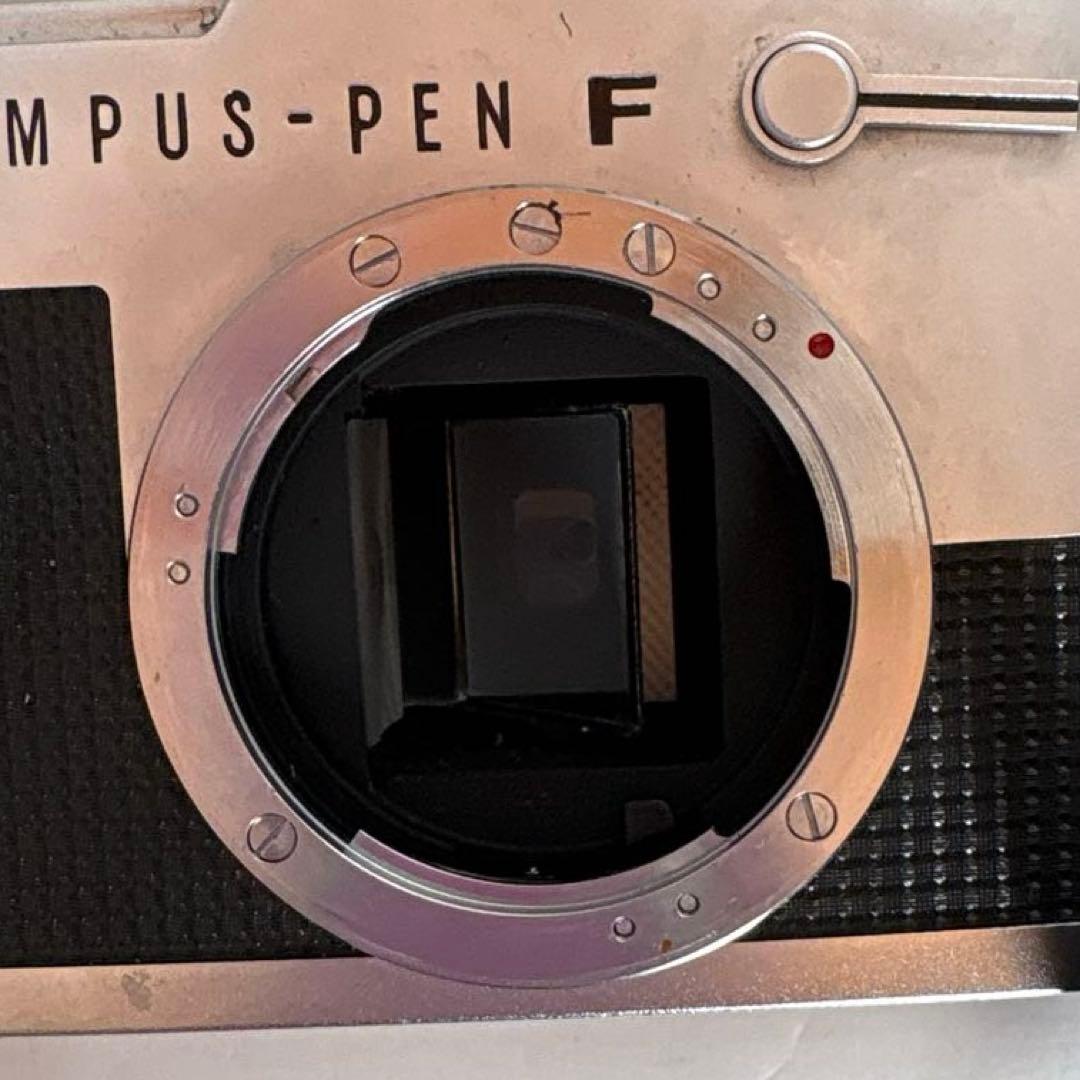 OLYMPUS PEN F 一眼レフカメラ　 レンズフードＳ-45付き