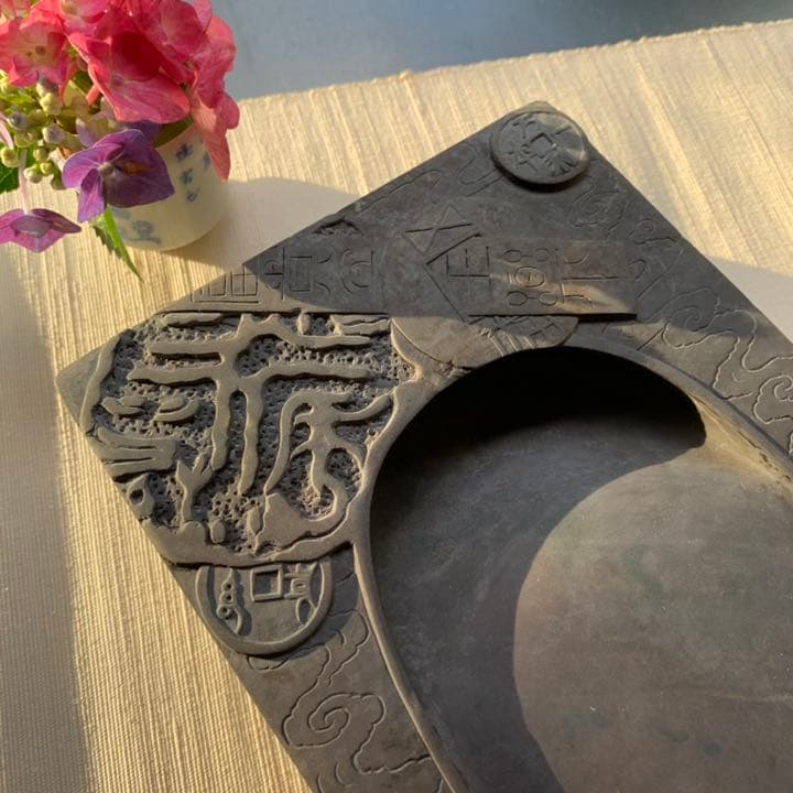 両面使える♡古めの端渓硯　No.103