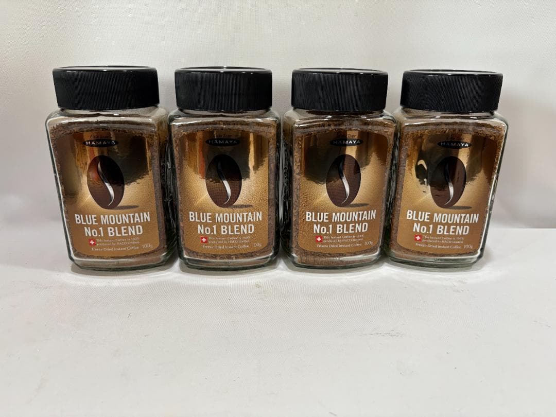 インスタントコーヒー ハヤマ ブルーマウンテン No.1ブレンド 100g×4個