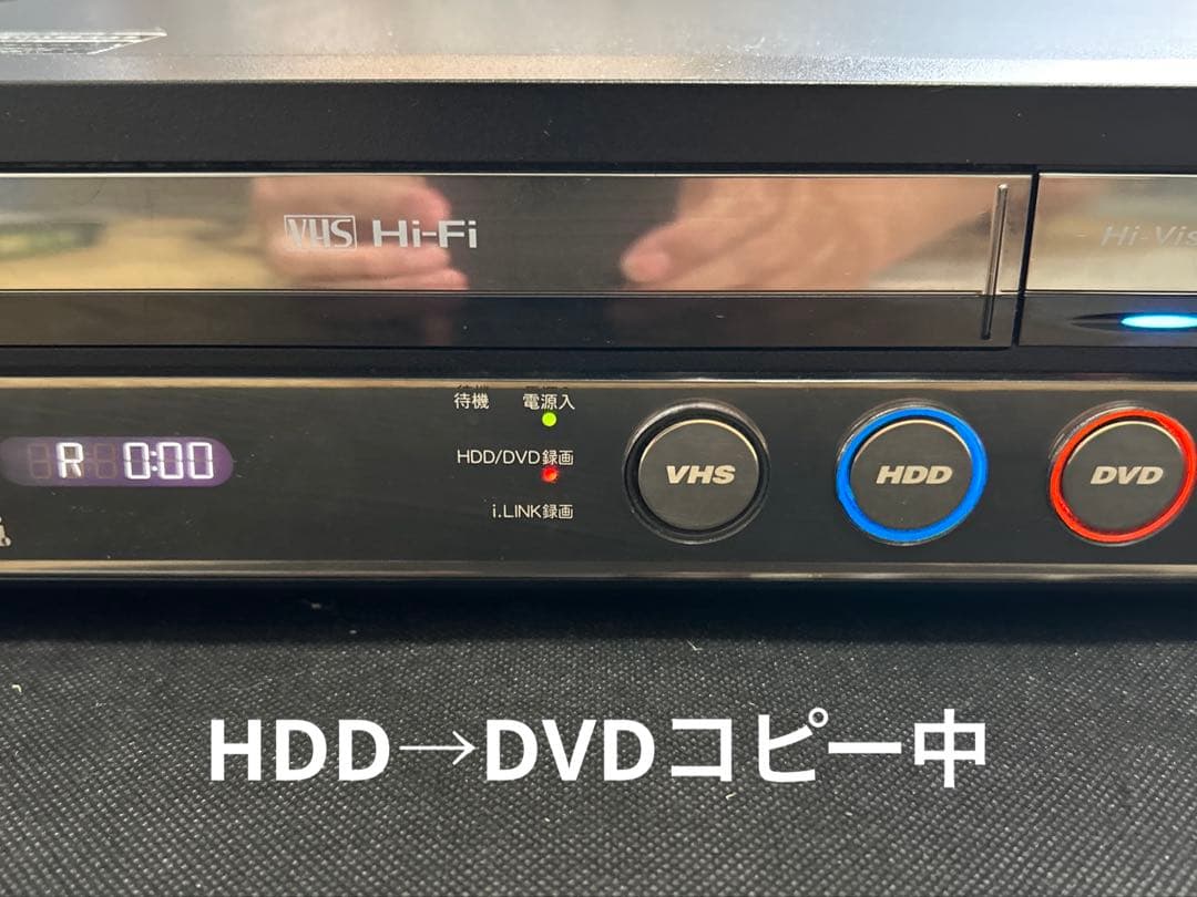 【HDD/DVD/VHS】SHARP AQUOS レコーダー DV-ACV52