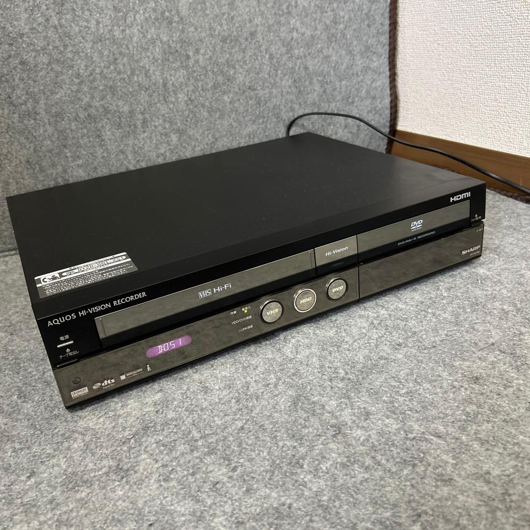 【HDD/DVD/VHS】SHARP AQUOS レコーダー DV-ACV52