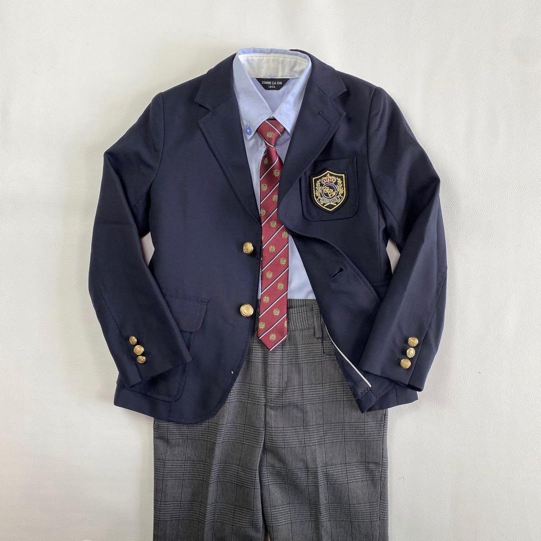 美品✨コムサイズム120 フォーマルセットアップスーツ4点セット　卒園式　入学式