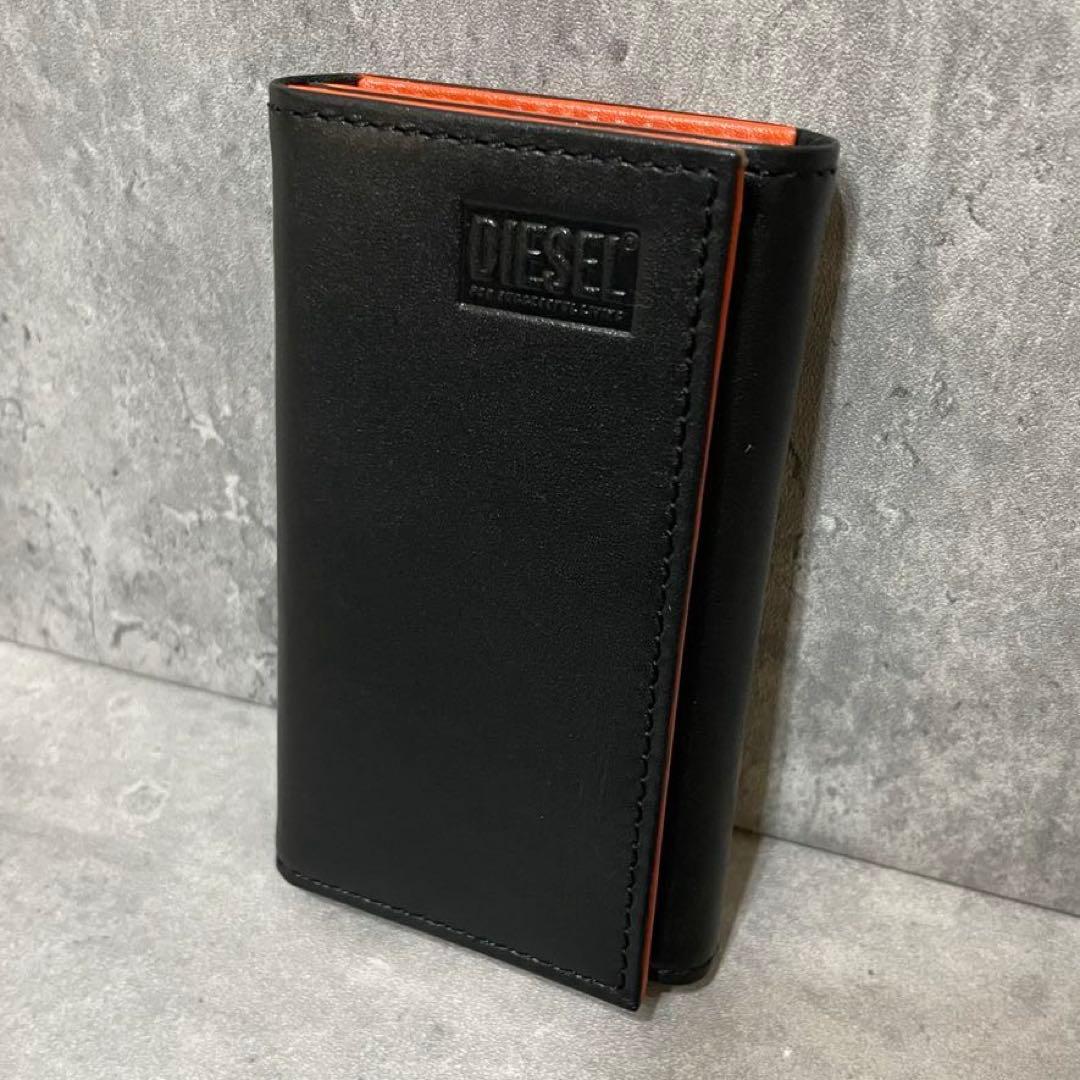未使用✨ 保管品 DIESEL ディーゼル レザー キーケース 6連 ブラック