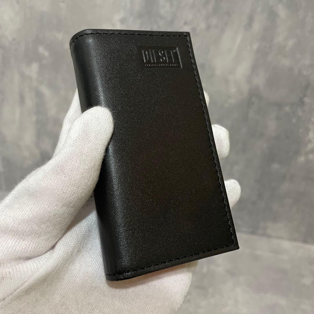 未使用✨ 保管品 DIESEL ディーゼル レザー キーケース 6連 ブラック
