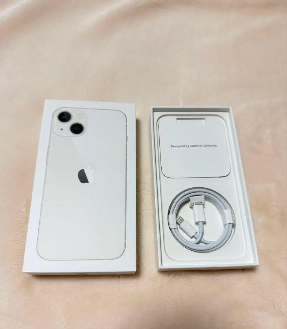 Apple iPhone 13 ホワイト 本体 付属品付き