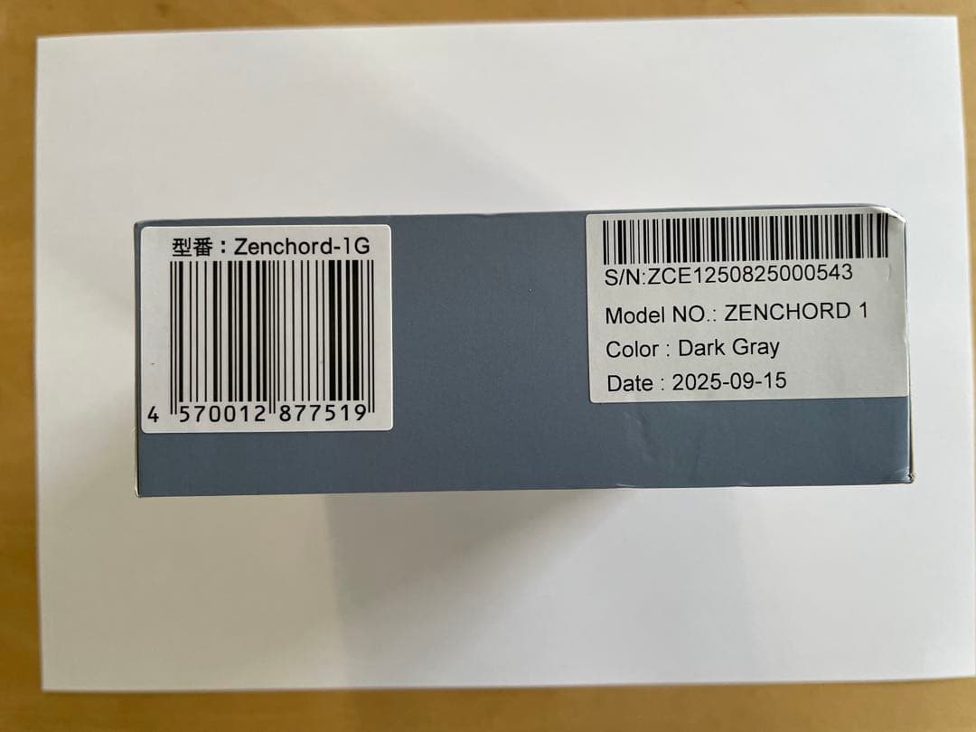 【未使用に近い】 Zenchord1 ワイヤレスイヤホン【Makuakeプラン】