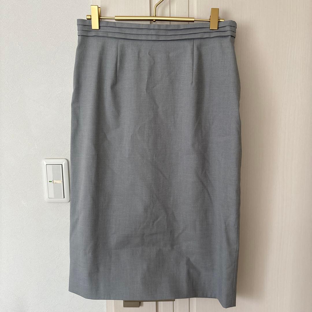 グレー ノーカラー スカートスーツ　gree label relaxing