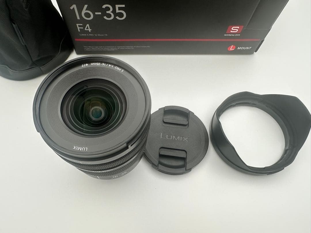 新品同様　パナソニック　lumix 16-35 f4 広角ズームレンズ