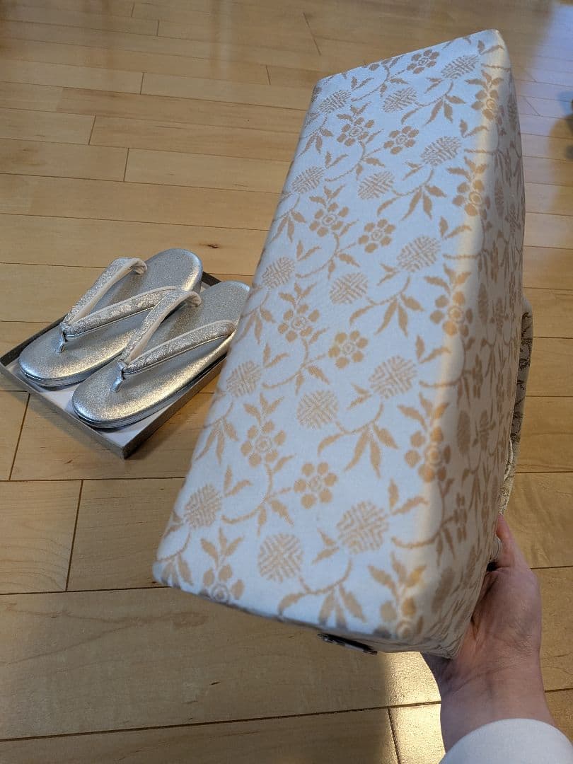 礼装　和装バッグ草履セット　結婚式　入学式　卒業式　和装バッグと草履セット