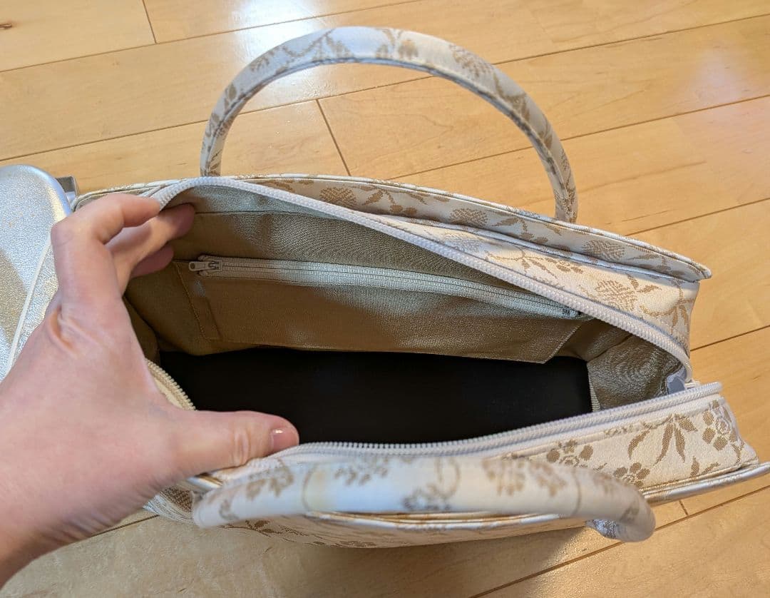 礼装　和装バッグ草履セット　結婚式　入学式　卒業式　和装バッグと草履セット