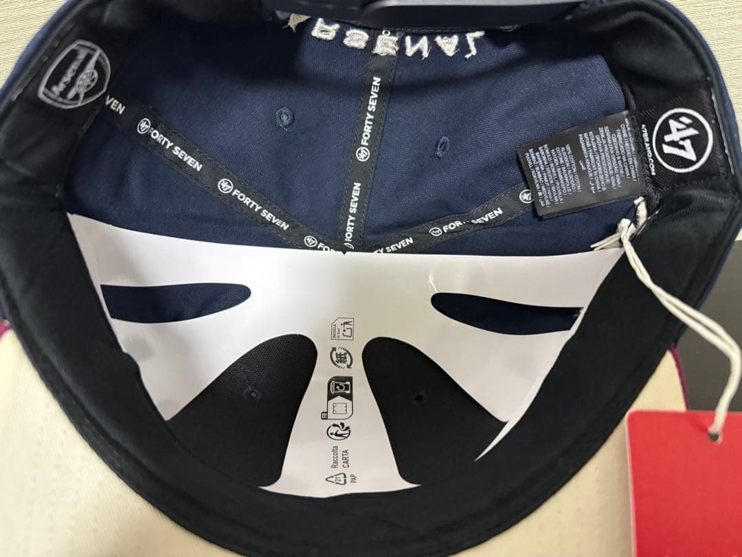 アーセナル 47 Brand ネイビー ゴシック A キャプテン キャップ