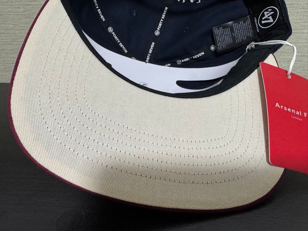 アーセナル 47 Brand ネイビー ゴシック A キャプテン キャップ