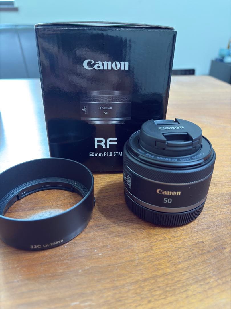 美品 Canon RF 50mm F1.8 STM レンズ プロテクター付