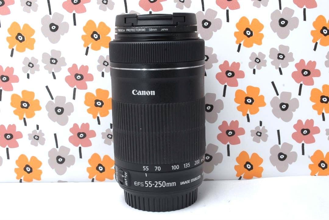 ❤Canon EF-S 55-250mm IS STM❤とても美品❤望遠レンズ❤