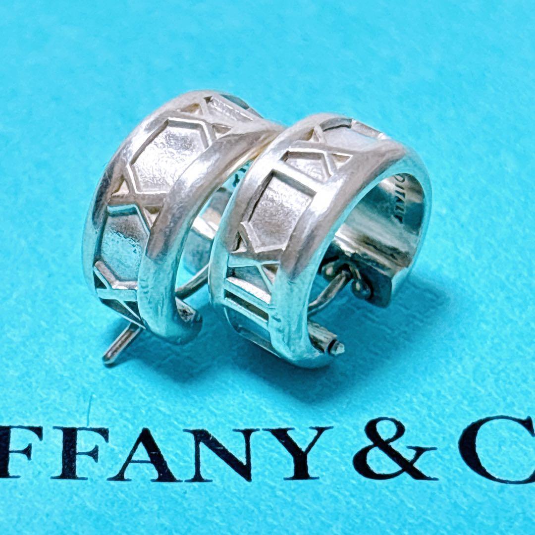 【美品】Tiffany ティファニー ミニ アトラス 両耳 ピアス SV926