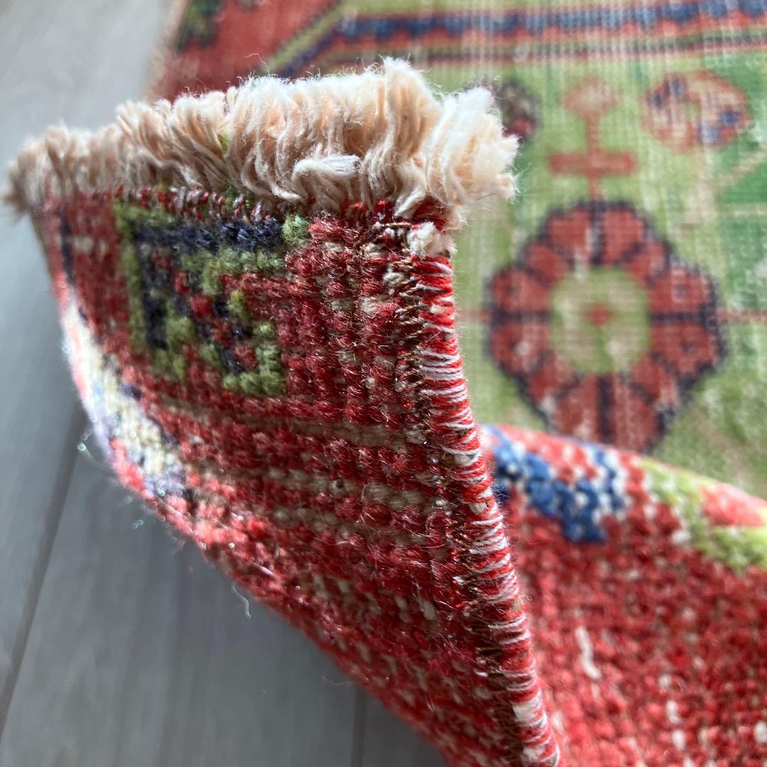 オレンジ3Box ブルー73×184 グリーン　魔除けD トルコヴィンテージラグ