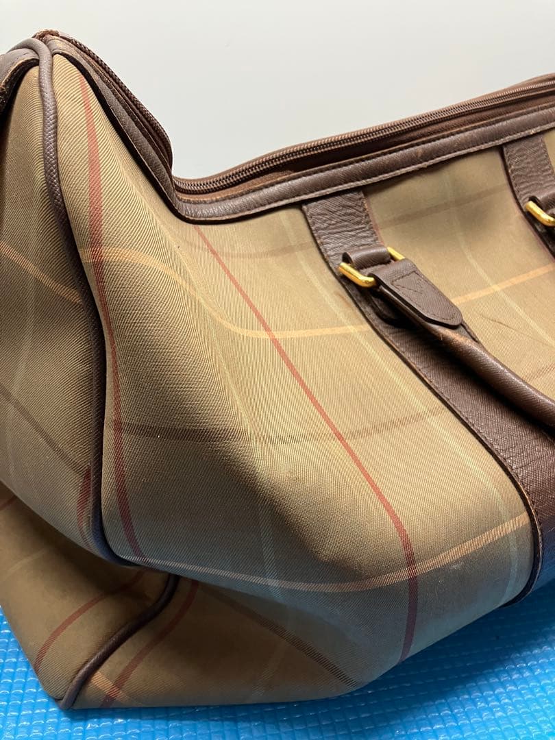 Burberry　バーバリー　ボストンバッグ マルチカラー　ビンテージ