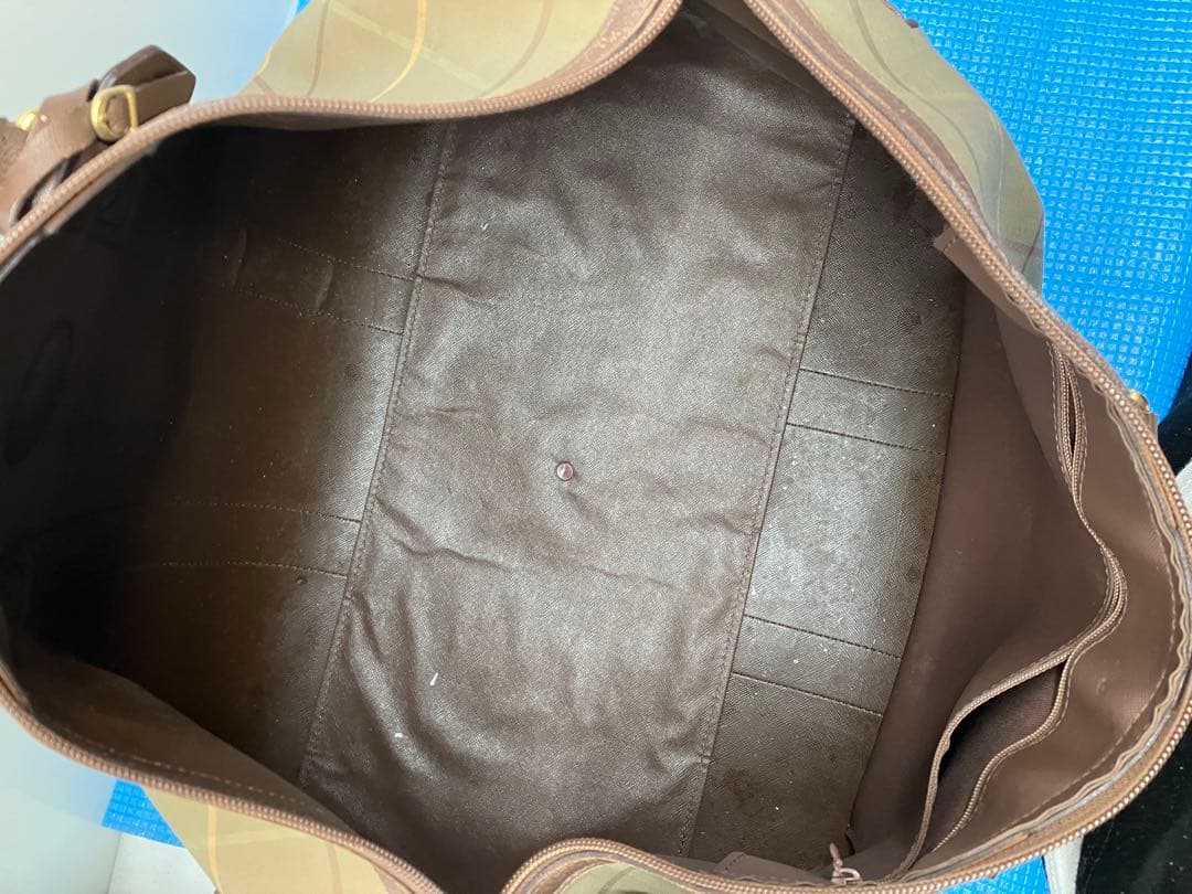 Burberry　バーバリー　ボストンバッグ マルチカラー　ビンテージ