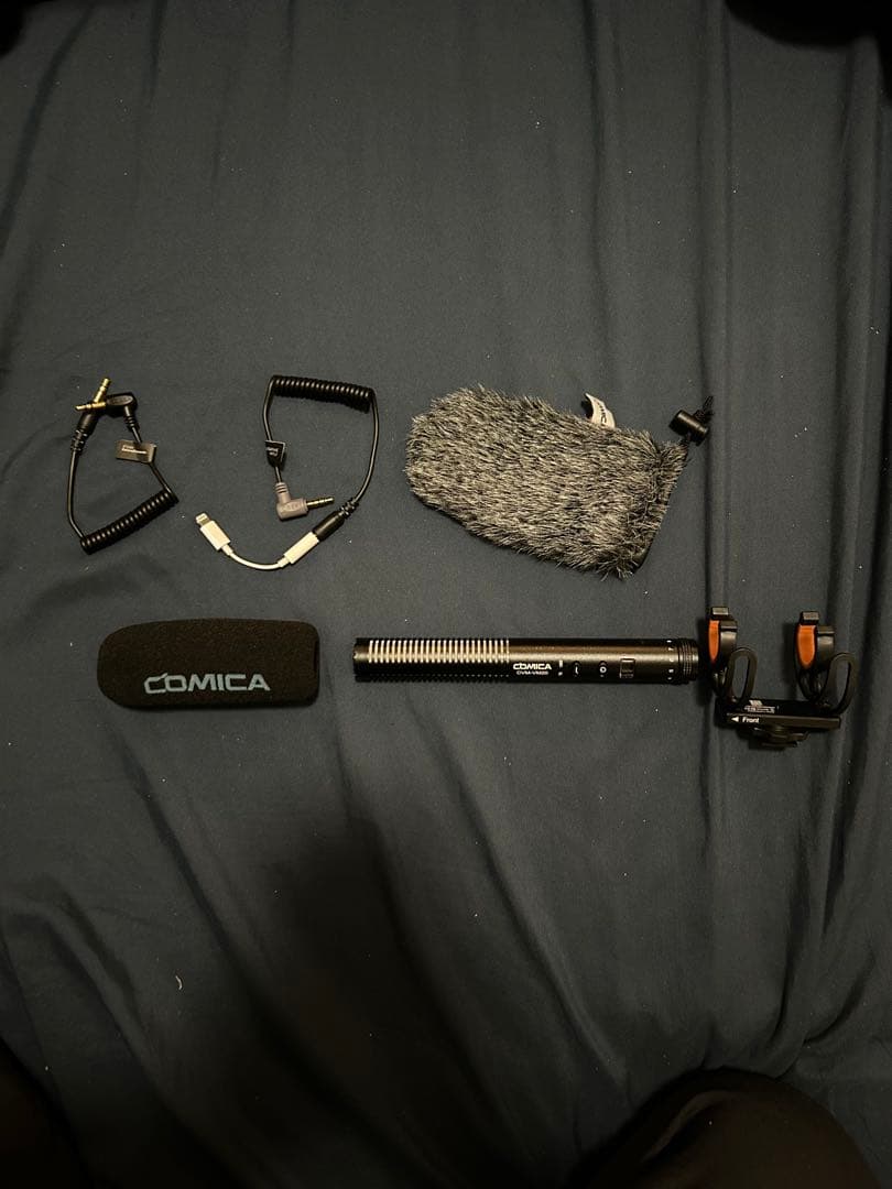 一眼レフカメラ・iPHONE用ショットガンマイク