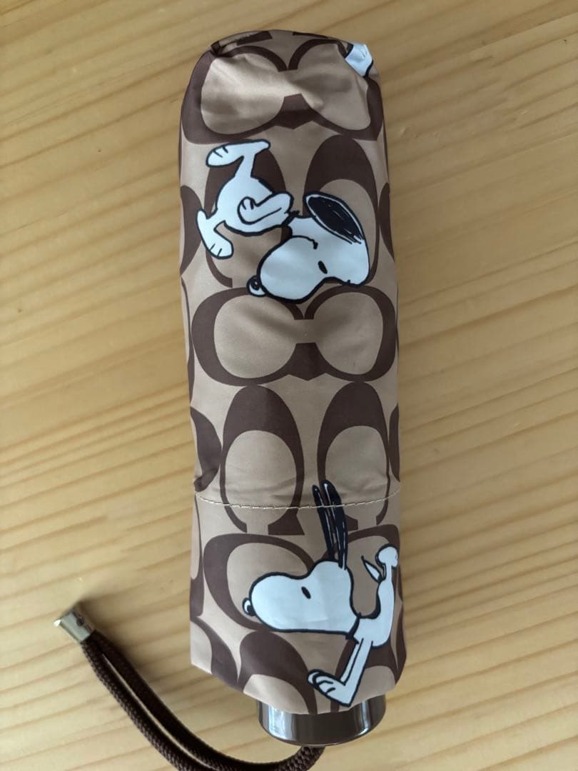 COACH✖️スヌーピー/ 折りたたみ傘 晴雨兼用