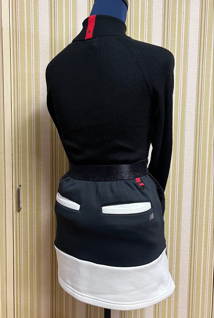 ニューバランスゴルフ　ダウンスカート・タートルニットセット