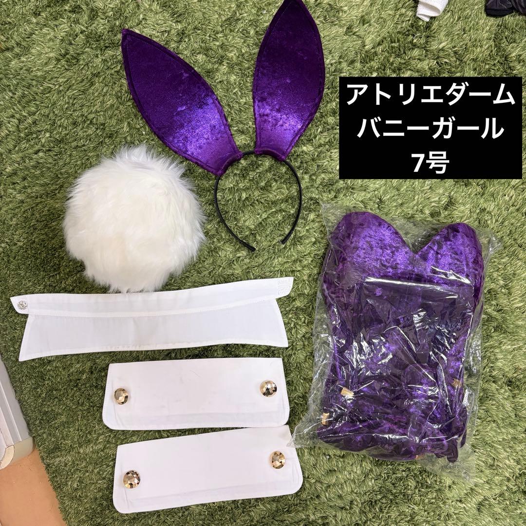 バニーガールコスチューム パープル