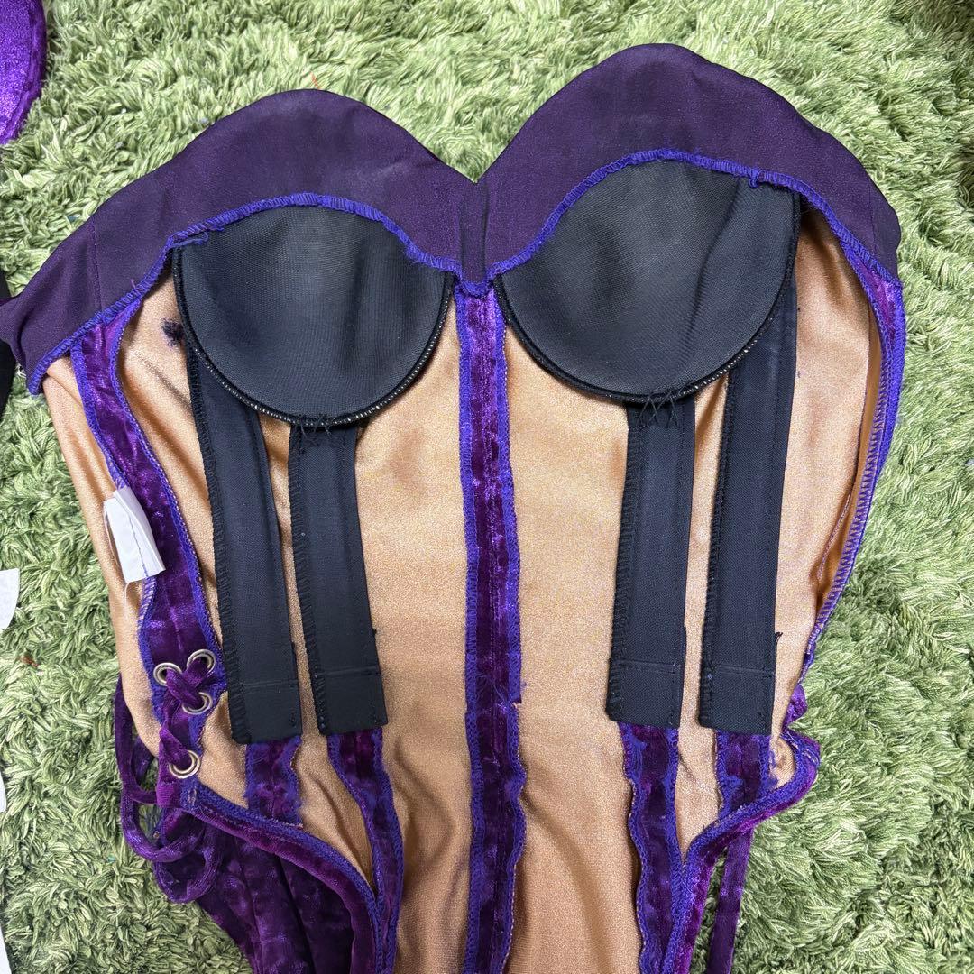 バニーガールコスチューム パープル