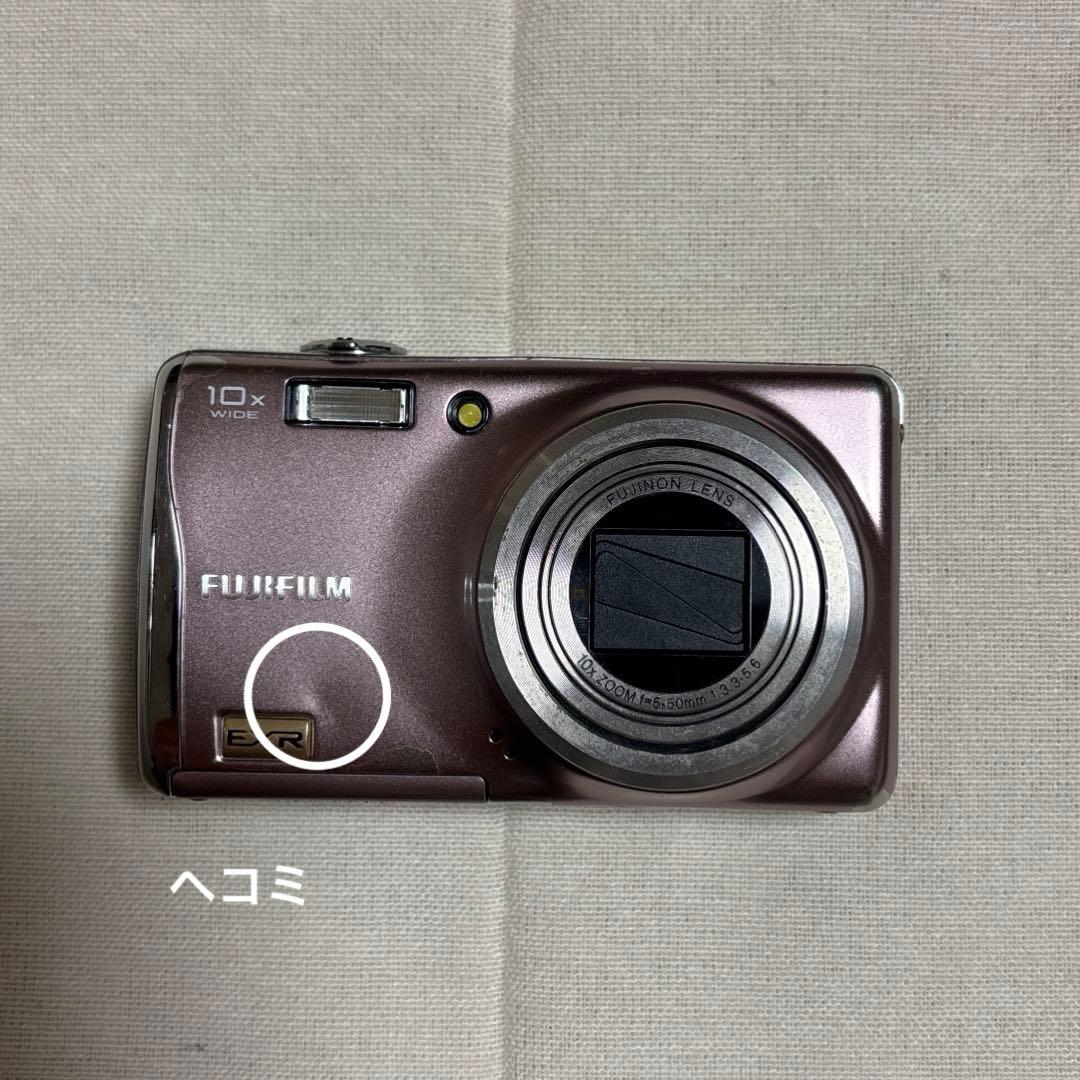 【動作確認済】FUJIFILM FinePix F80EXRピンク コンデジ