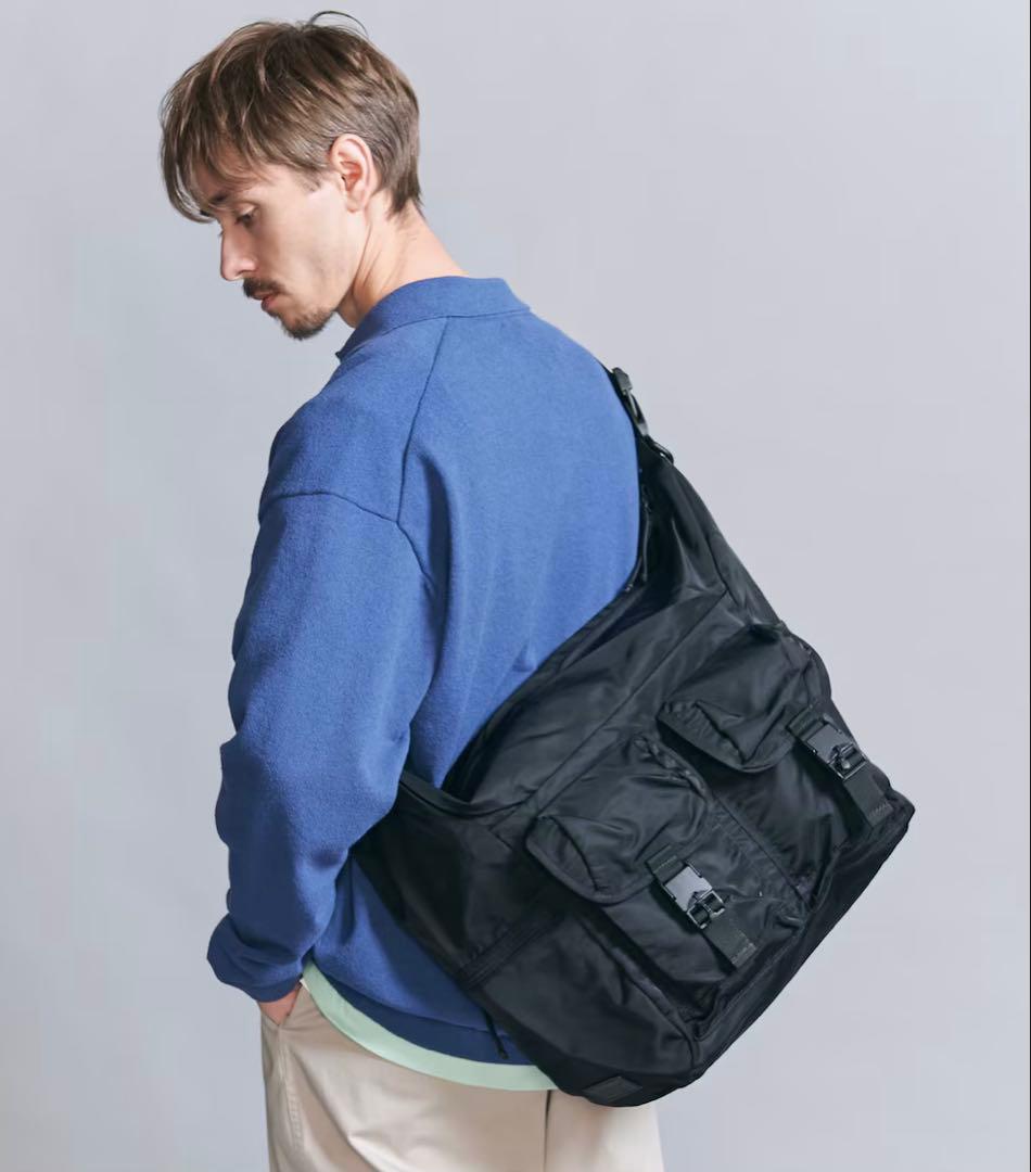 兄*者様 【別注】＜BAICYCLON＞ ナイロン マルチポケット ショルダーバ