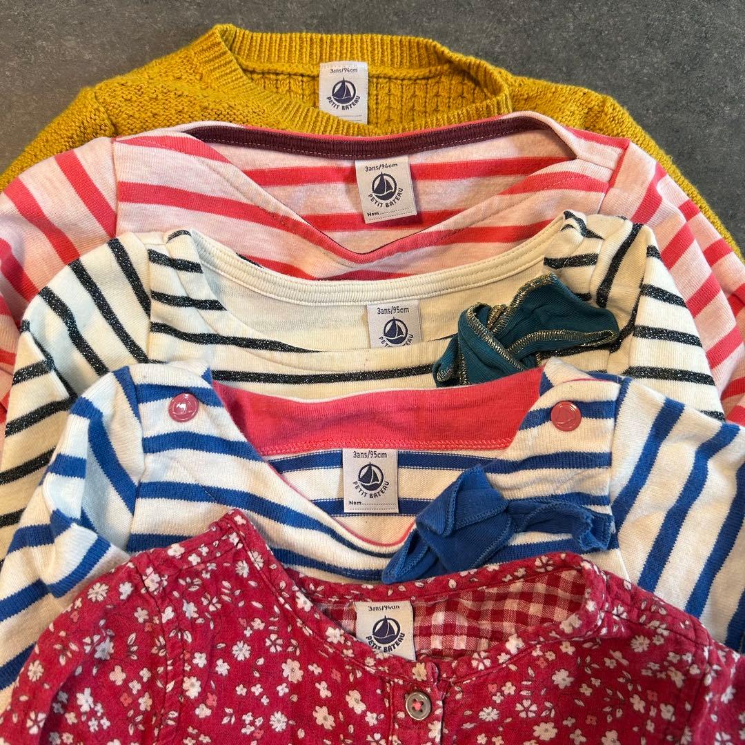 プチバトー PETIT BATEAU 6点セット　3a＋6a