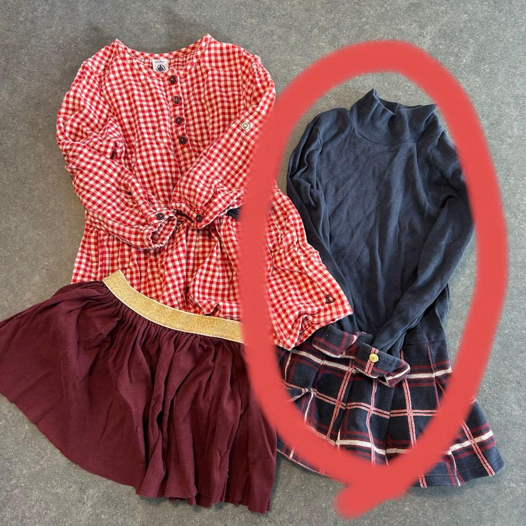 プチバトー PETIT BATEAU 6点セット　3a＋6a