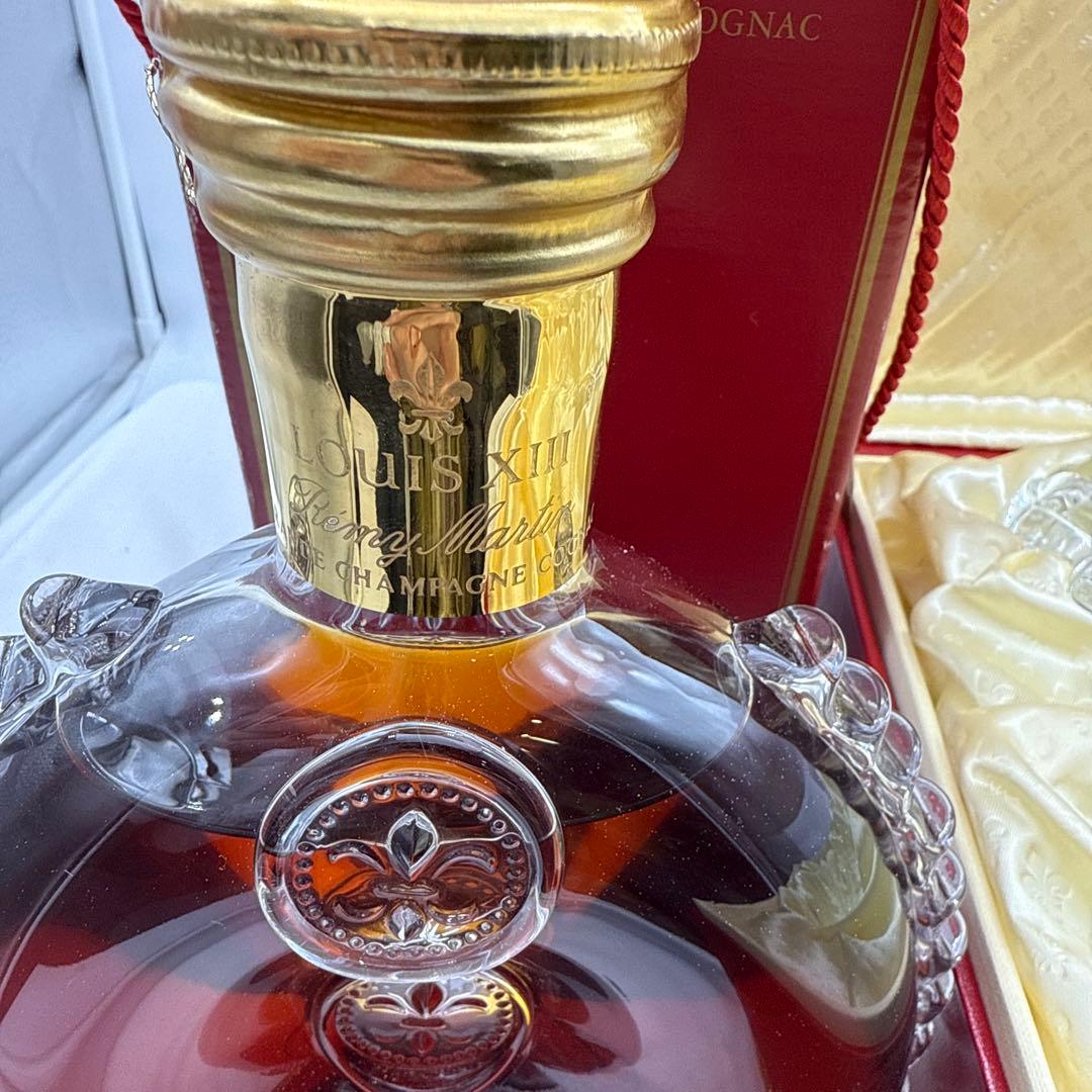 レミーマルタン　ルイ13世　金キャップ　四角形箱　グランドシャンパーニュ　古酒