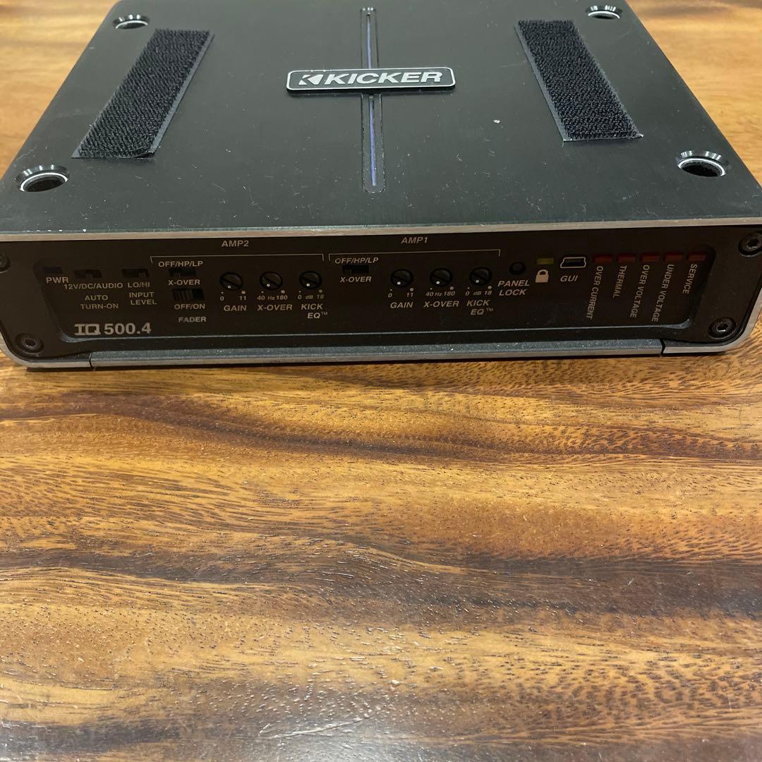 【２台込み】kicker アンプ　IQ500.4 Q-CLASS