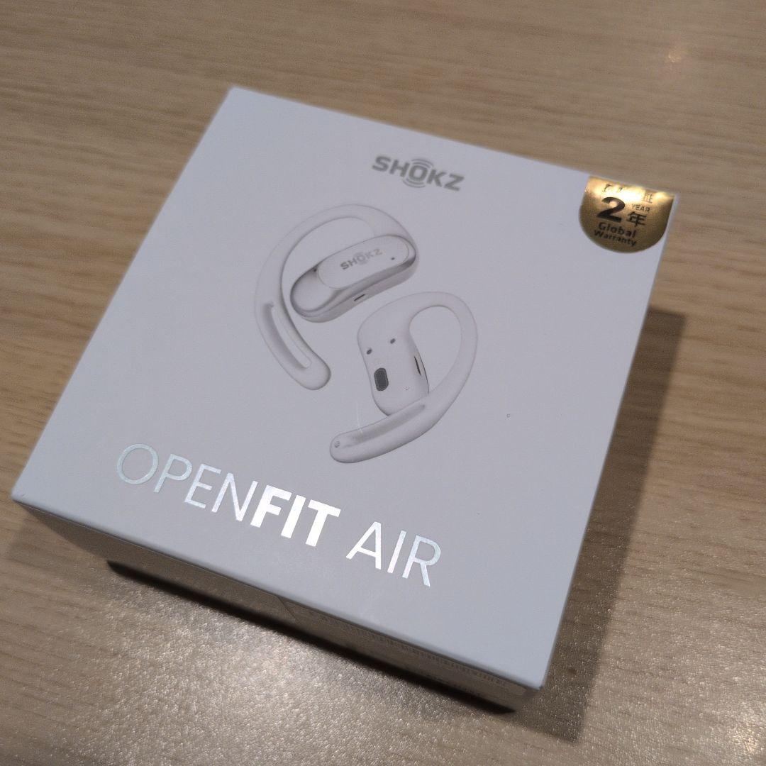 OPENFIT Air ワイヤレスイヤホン ホワイト 美品