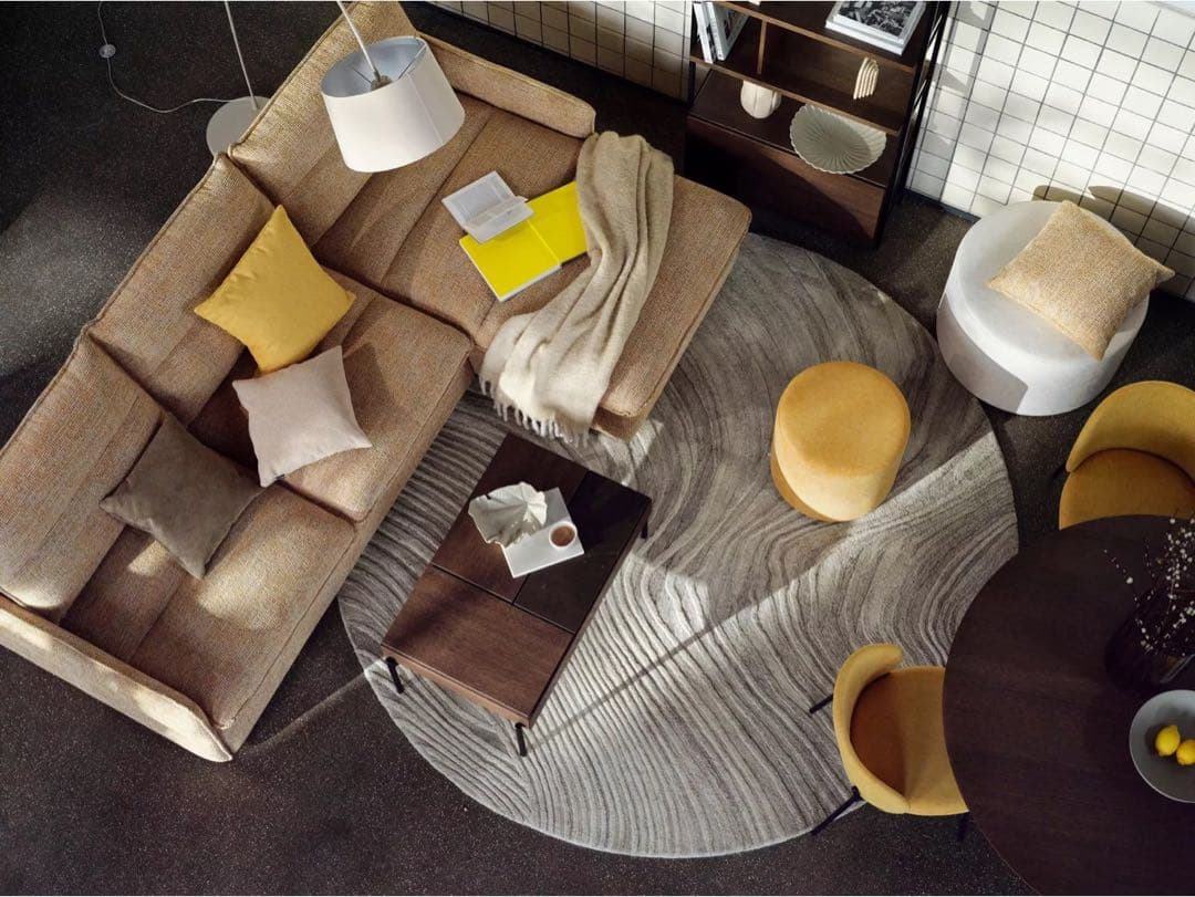 BoConcept furrow rug ラグ ラウンド 250cm