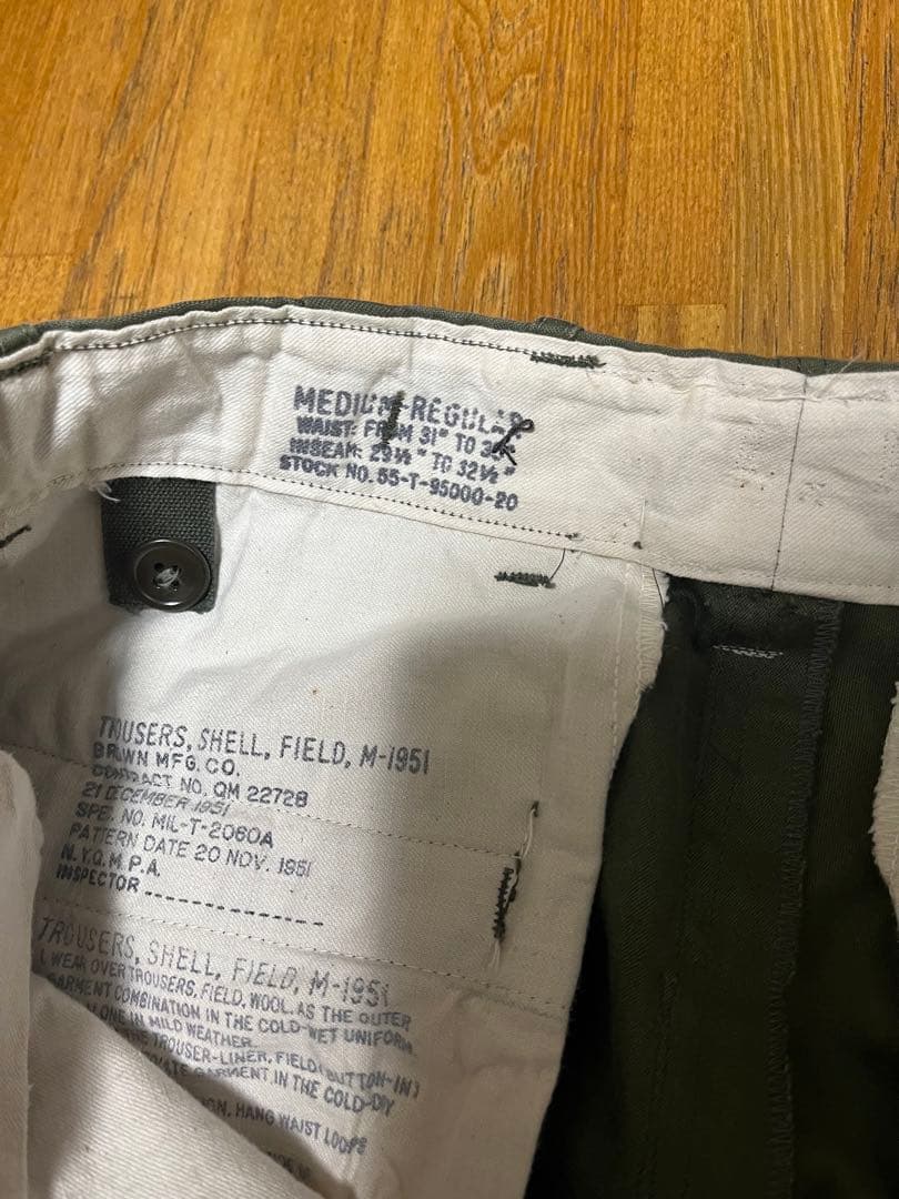 M-R 50s USARMY M-51 カーゴパンツ ミリタリー ビンテージ