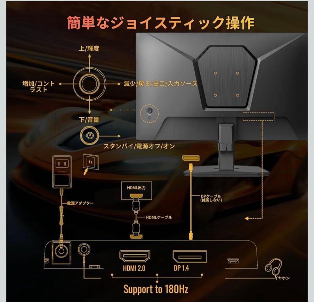 Minifire 24インチ ゲーミングモニター 180Hz