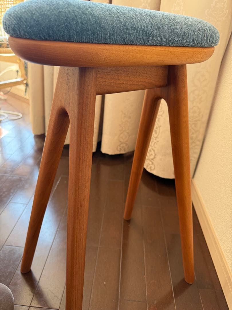 超美品！ナガノインテリア スツール 木製 コッペスツール キッチンスツール