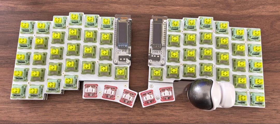 keyball61 テンティングソリューション付き