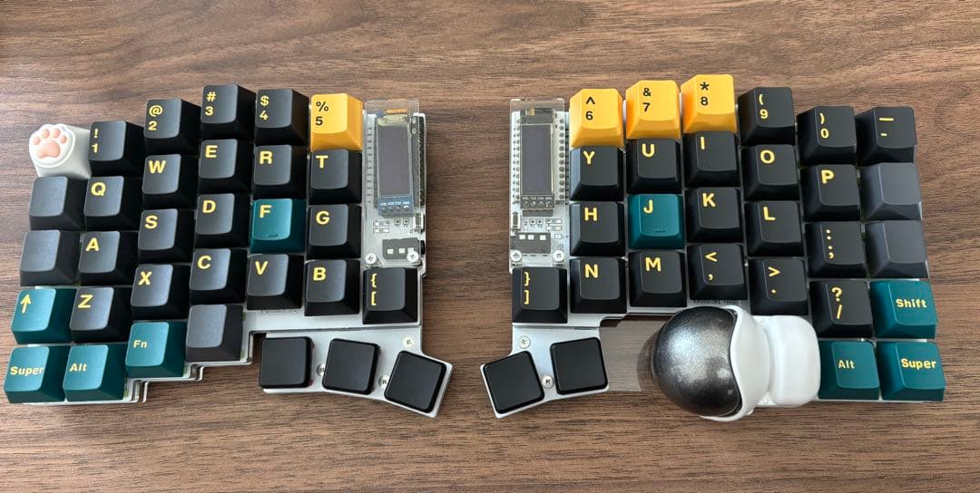 keyball61 テンティングソリューション付き