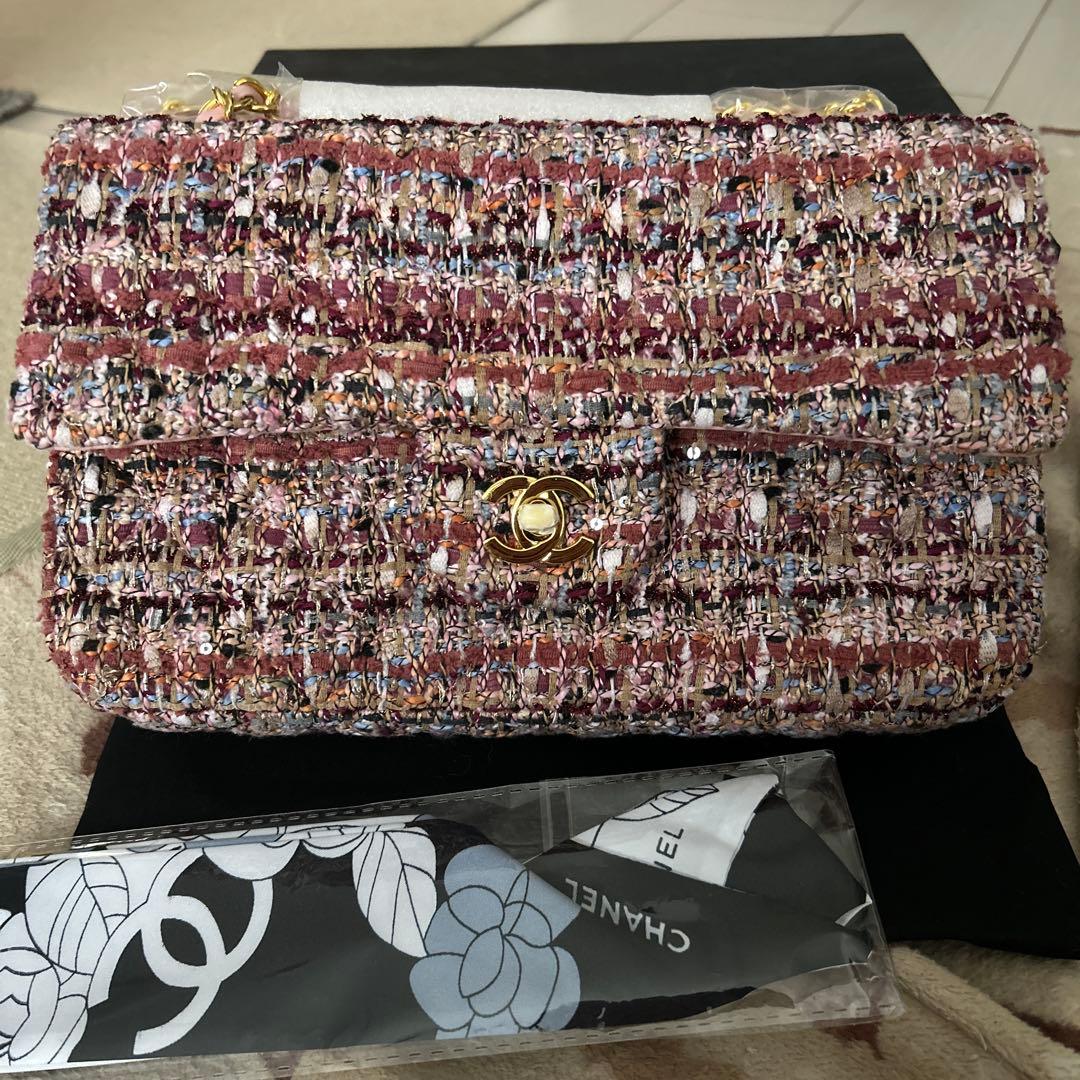 CHANEL ツイード ショルダーバッグ
