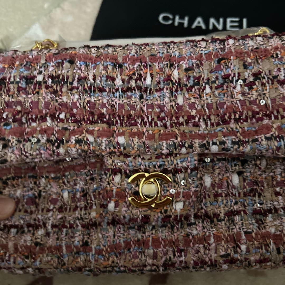 CHANEL ツイード ショルダーバッグ