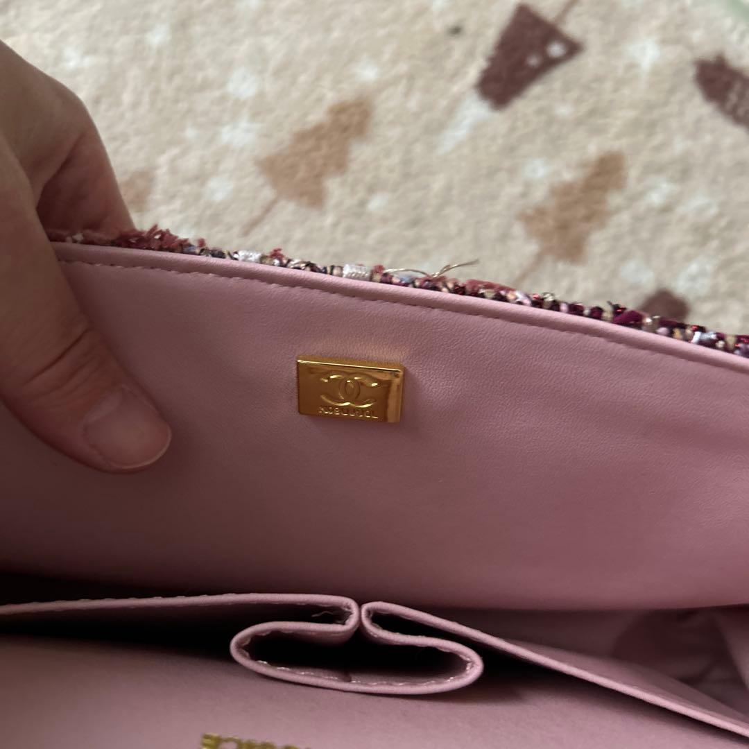 CHANEL ツイード ショルダーバッグ