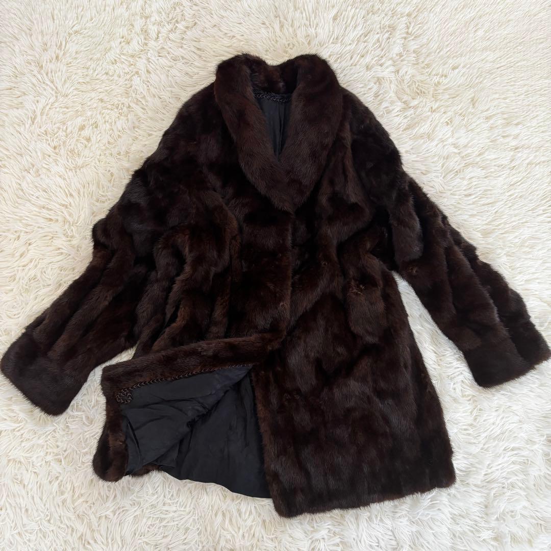 BLACKGLAMAブラックグラマ ミンクMINKリアルファーコートジャケット