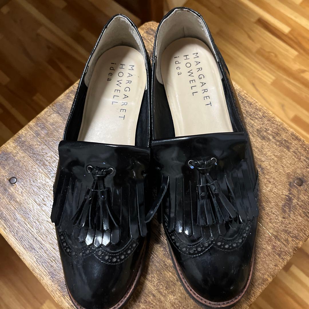 MARGARET HOWELL フリンジローファー ブラック