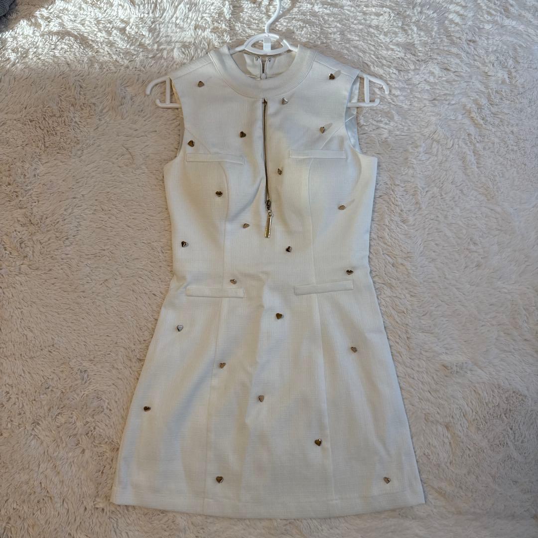 キャバドレス ホワイトドレス サイズS