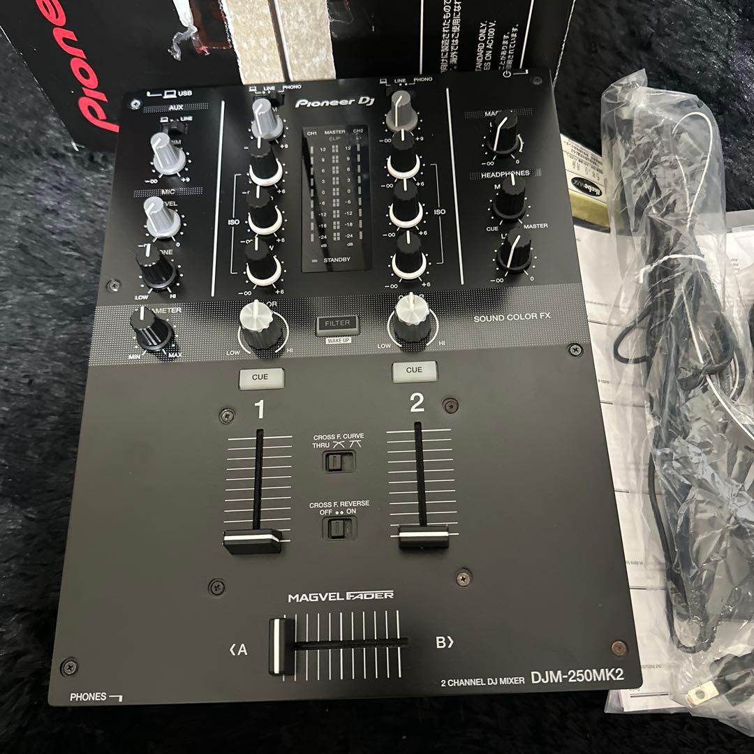 PIONEER DJM-250MK2 DJミキサー 元箱付き