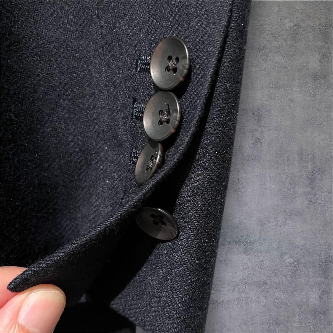 美品スーツセットアップ　ダークネイビー　スーツセレクト　マルゾット生地　A5