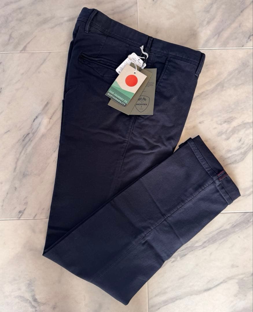 【新品未使用】INCOTEX(インコテックス)コットンパンツ 31